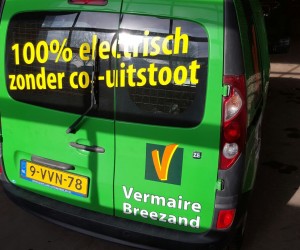 Groen & duurzaam; Groen getint voorruit geplaatst!